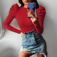 2021 Fall Women Sexy Winter Bodycon Bodysuit Fashion Casual Solid Knitted Long Sleeve Body Tops For Women Female