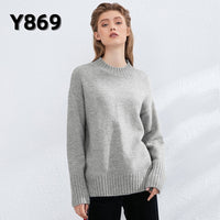 Aachoae Autumn Winter Women Knitted Turtleneck Wool Sweaters 2021 Casual Basic Pullover Jumper Batwing Long Sleeve Loose Tops