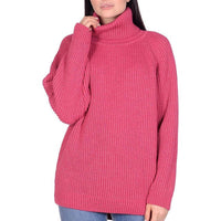 Women&#39;s Turtleneck Long Sleeve Sweater Knitted Green Casual Female 2021 Autumn Winter Jumper Elegant Ladies Pullover Sweaters