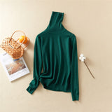 Marwin New-Coming Autumn Winter Top Solid Pull Femme Pullover Thick Knitted Women&#39;s Turtleneck Oversize Women Sweater