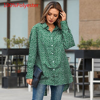 Celmia White Shirt 2021 Autumn Tunics Women Fashion Long Sleeve Blouse Lapel Casual Solid Button Asymmetrical Tops Party Blusas