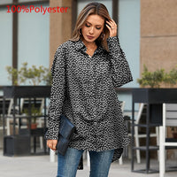 Celmia White Shirt 2021 Autumn Tunics Women Fashion Long Sleeve Blouse Lapel Casual Solid Button Asymmetrical Tops Party Blusas