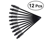 12pcs Eyelash Mascara Brushes Wands Applicator Eyebrow Brush Makeup Tool Kit Mini Nylon Brushes