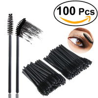 12pcs Eyelash Mascara Brushes Wands Applicator Eyebrow Brush Makeup Tool Kit Mini Nylon Brushes