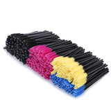 12pcs Eyelash Mascara Brushes Wands Applicator Eyebrow Brush Makeup Tool Kit Mini Nylon Brushes