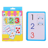 ABC English Alphabet Card 123 Writing Card Kids Literacy Educational Toys